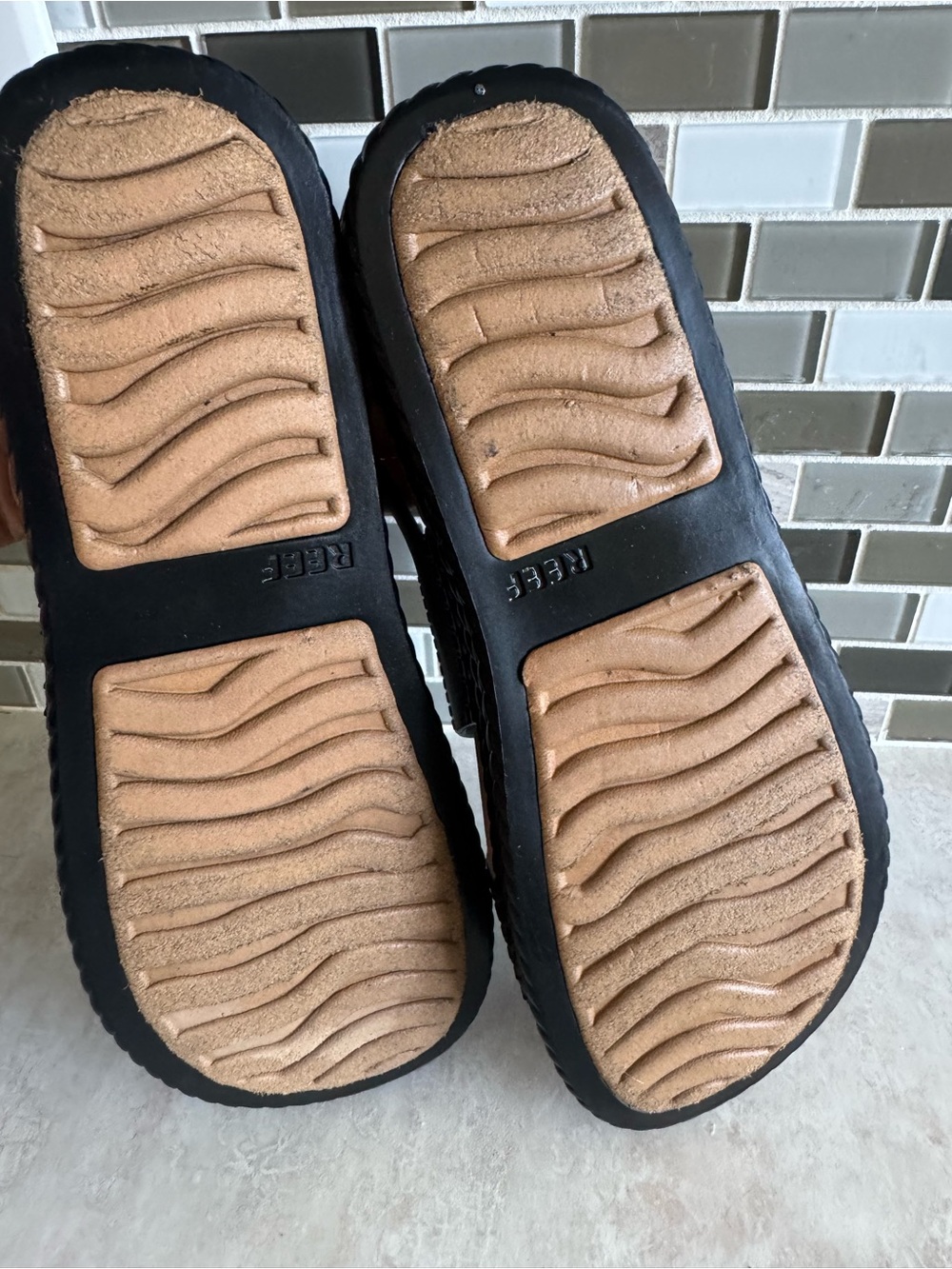 Reef Women's Black water Vista Slingback Sandals size 8 - Picture 5 of 8
